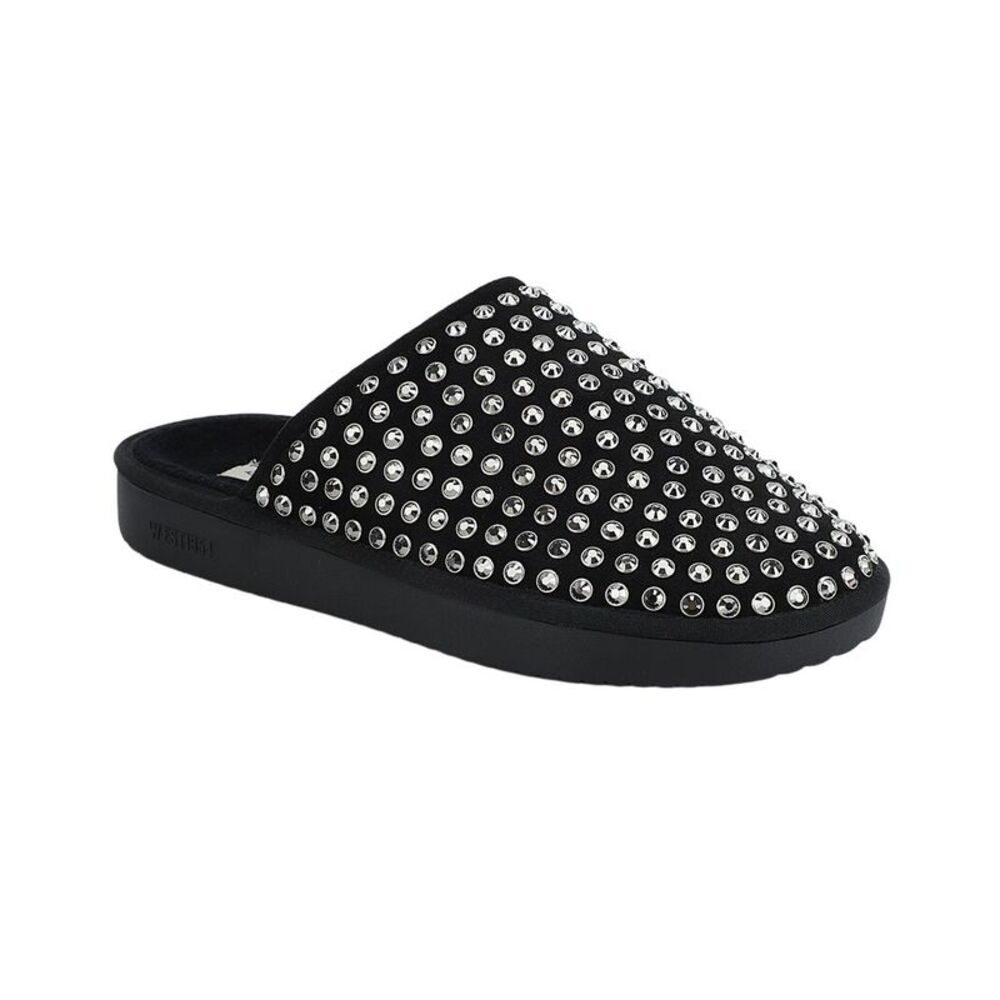 Vintage Havana Mellow Indoor/Outdoor Slipper, Black